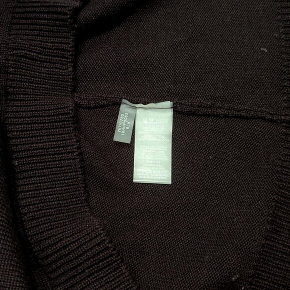 Karl Lagerfeld Paris Black Tiered Ruffle Sleeve Women's Sweater Size XS - Picture 7 of 7